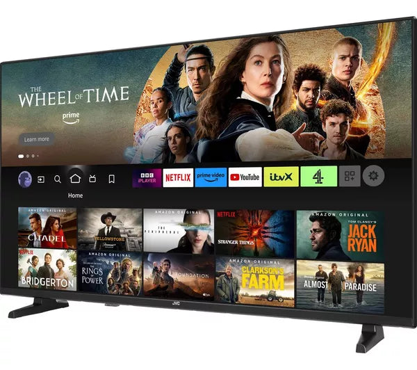 Refurbished JVC LT-40CF330 Fire TV 40" Smart Full HD HDR LED TV.