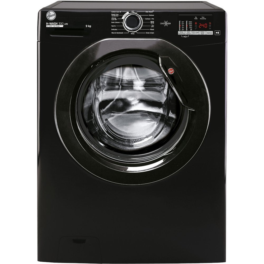 Refurbished Hoover H3W592DBBE 9kg 1500RPM Washing Machine - Black