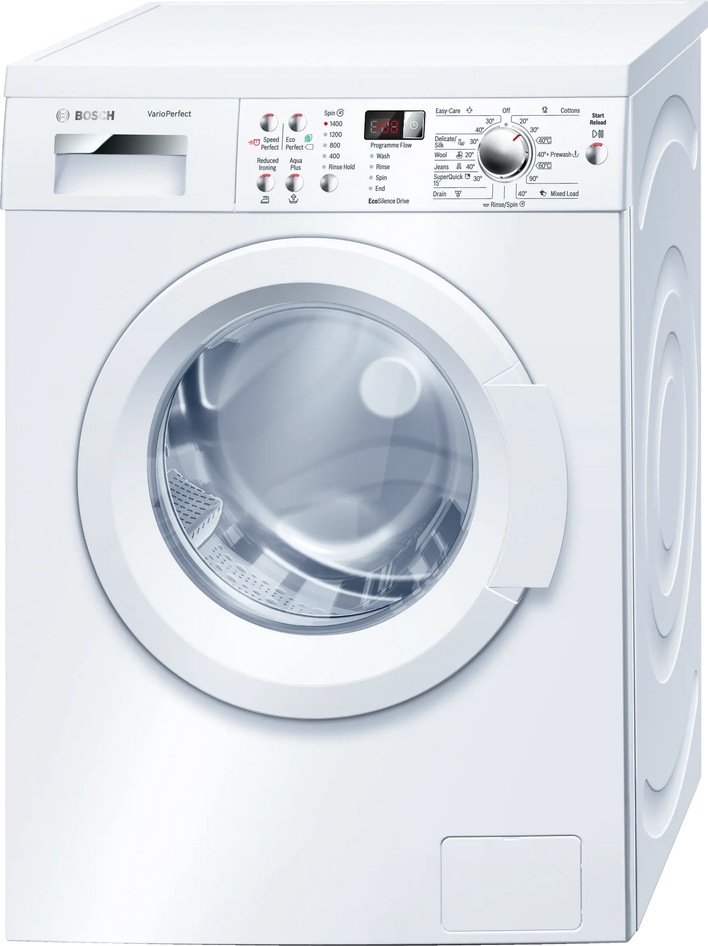 Refurbished Bosch WAQ2831SGB 8Kg 1400RPM Washing Machine – White