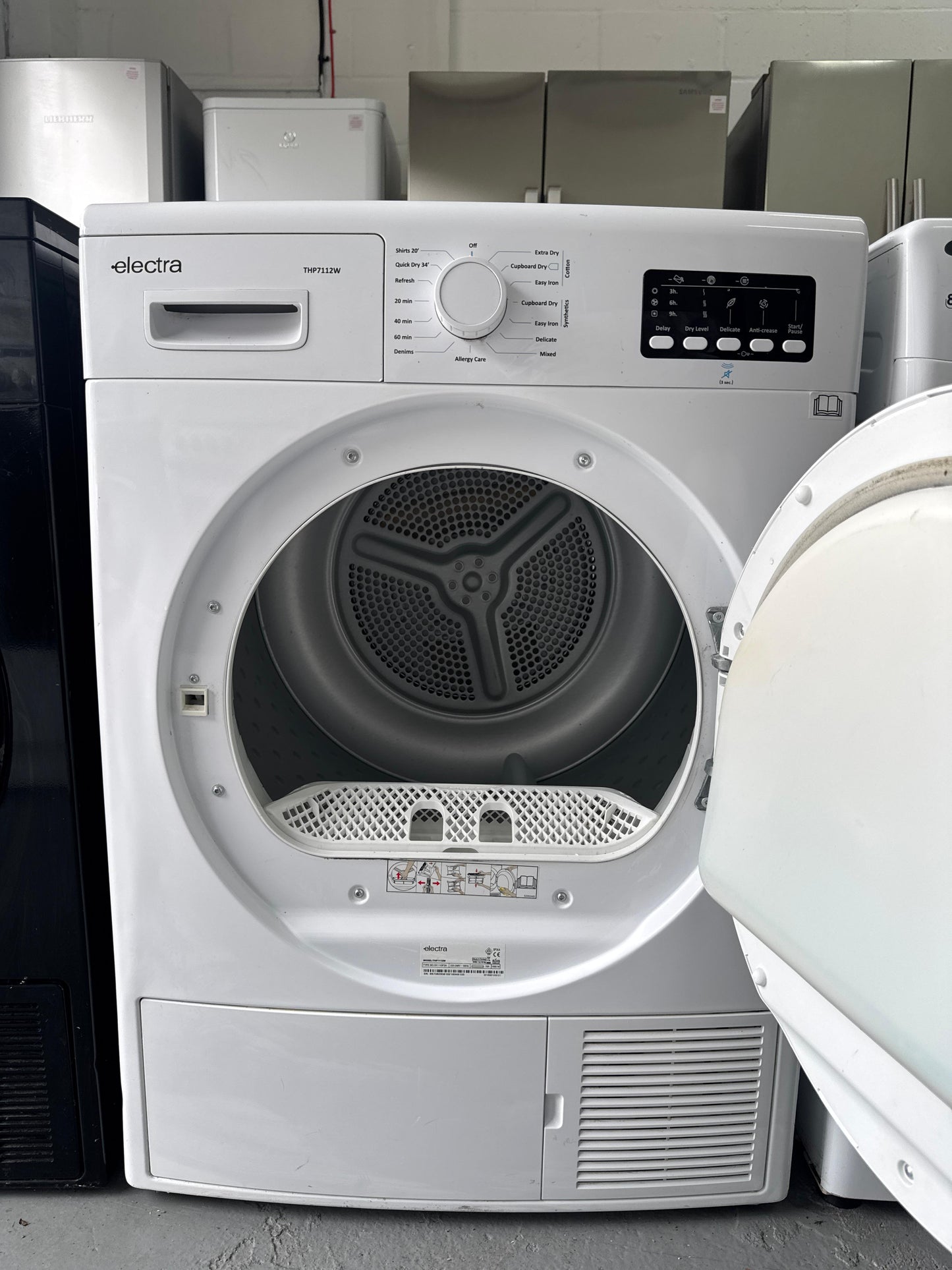 Refurbished Electra 7kg Heat Pump Tumble Dryer – White | THP7112W
