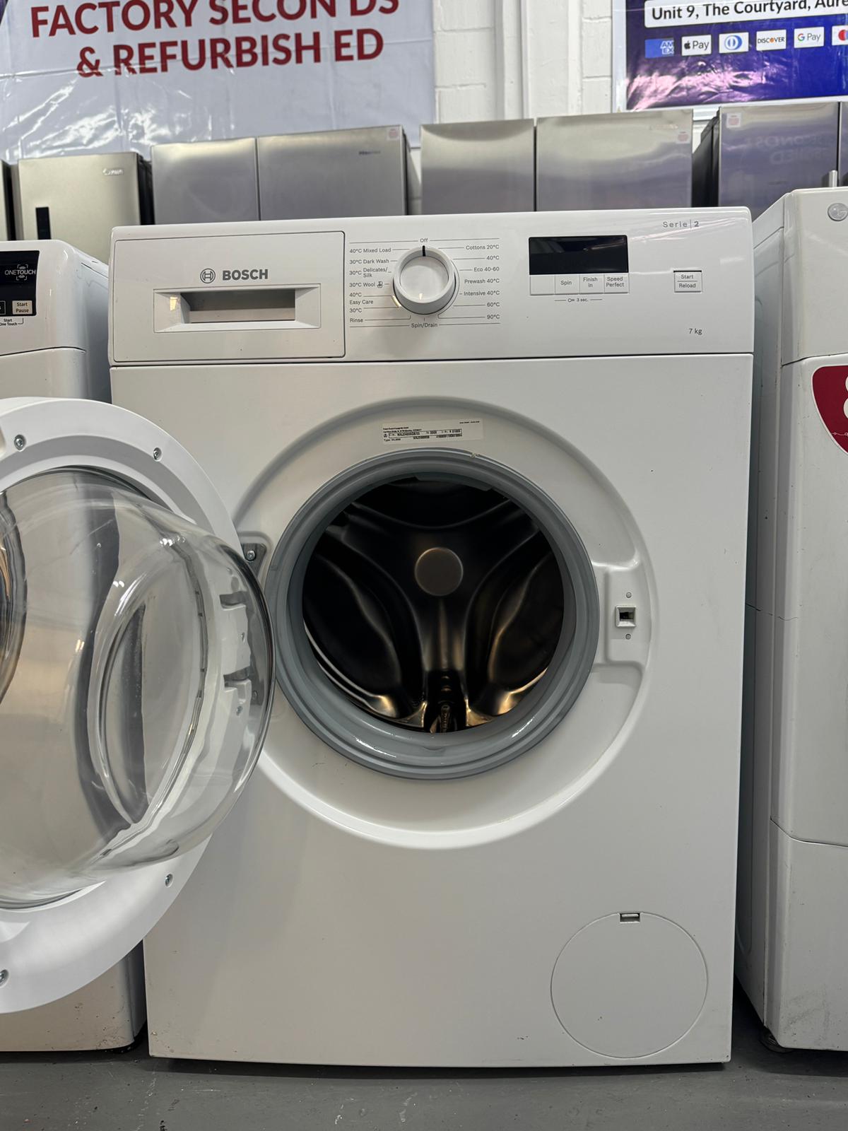 Refurbished Bosch 7kg 1200rpm Washing Machine – White | WAJ24006GB