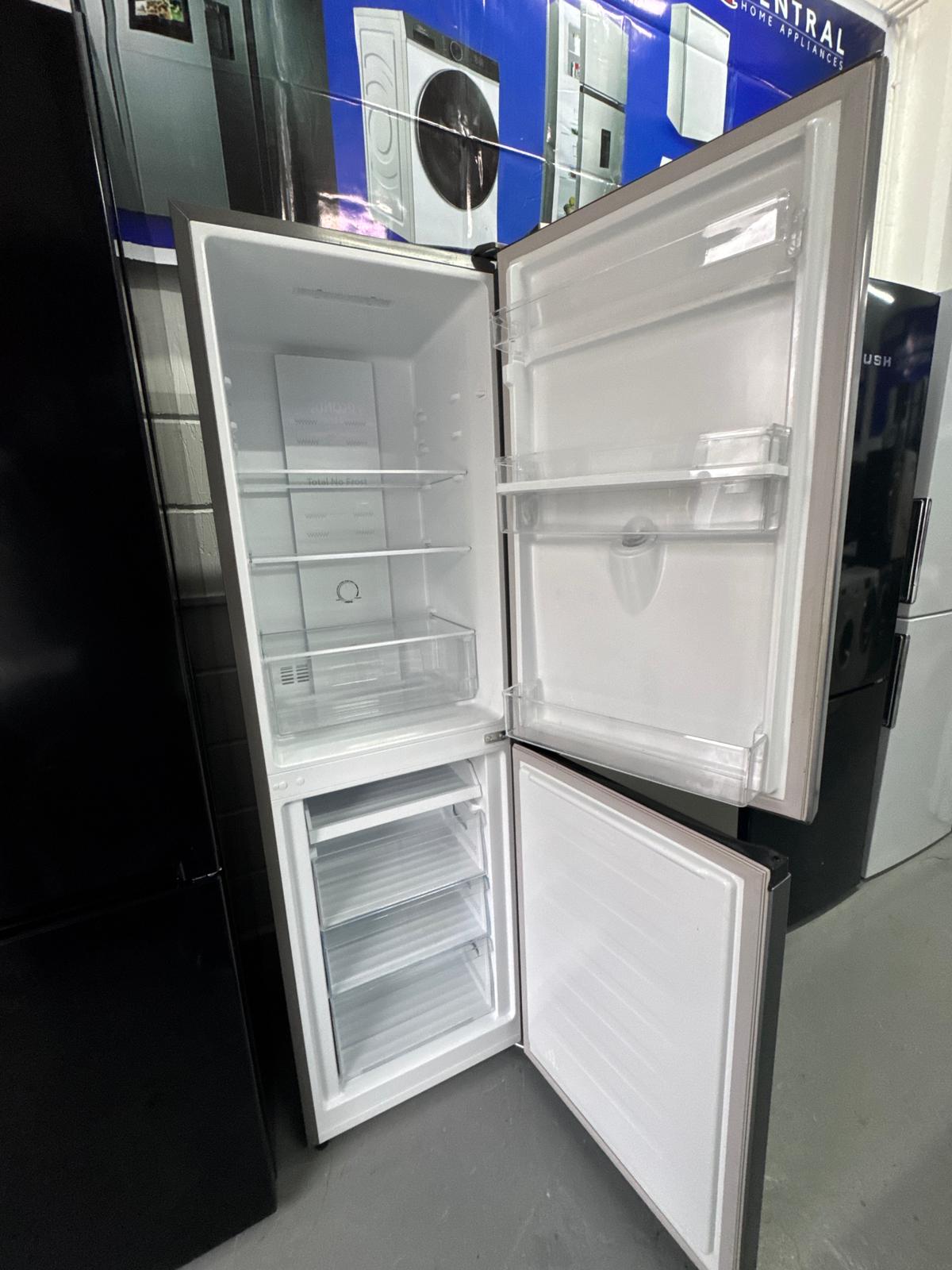 Refurbished Fridgemaster 251L 50/50 Fridge Freezer – Silver | MC55251MDS