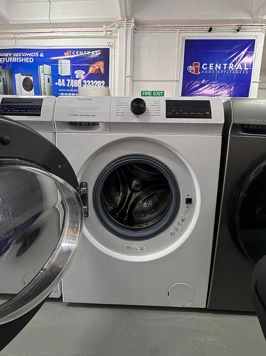 Hisense 9kg 1400 Spin Washing Machine – Factory Seconds | WF1Q9041BW