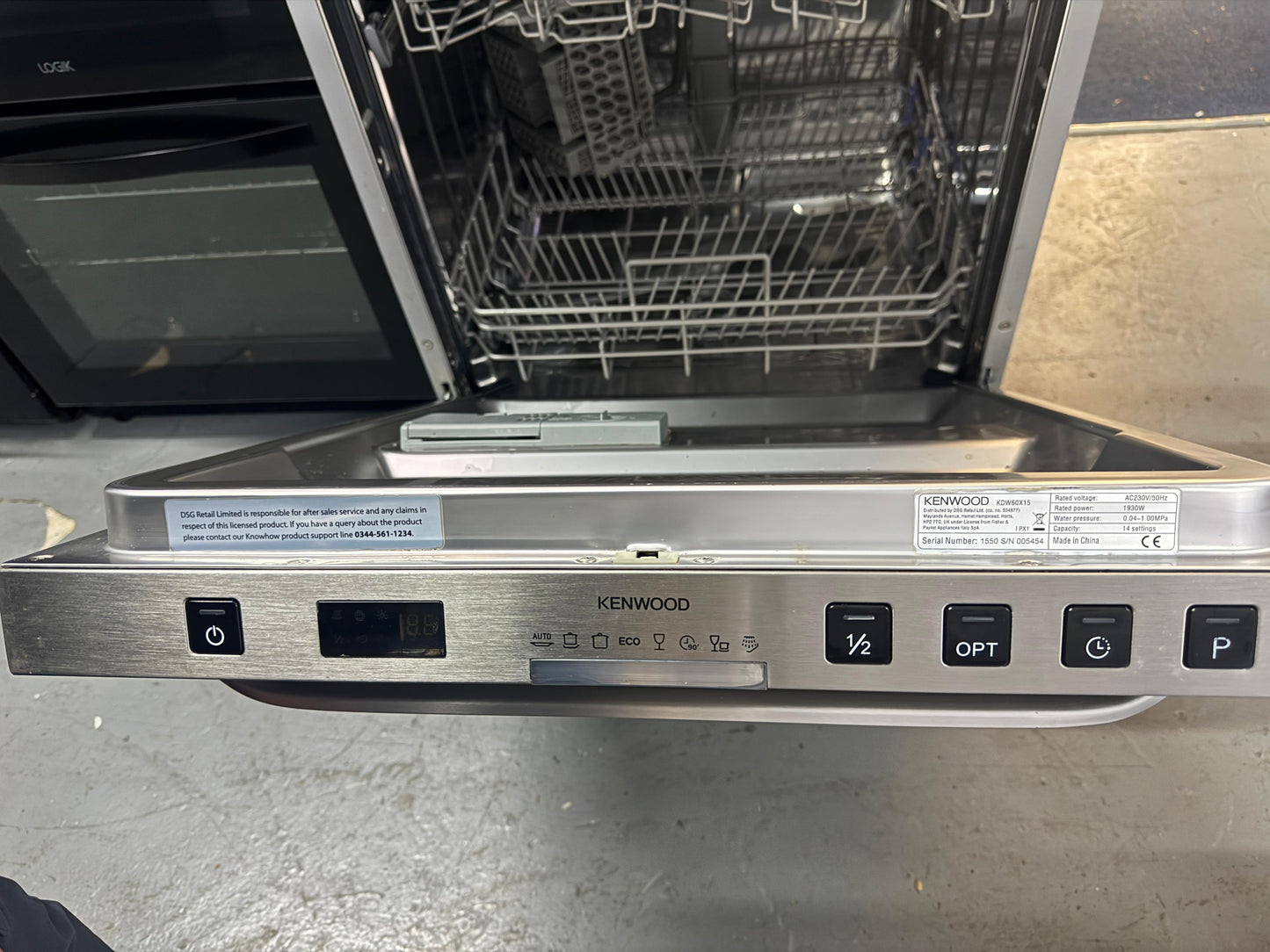 Refurbished Kenwood 14-Place Dishwasher | KDW60X15