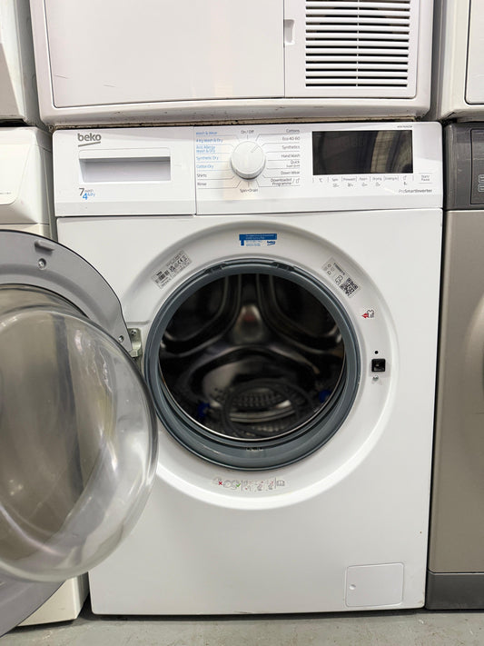 Refurbished Beko WDK742421W 7kg Wash / 4kg Dry Washer-Dryer