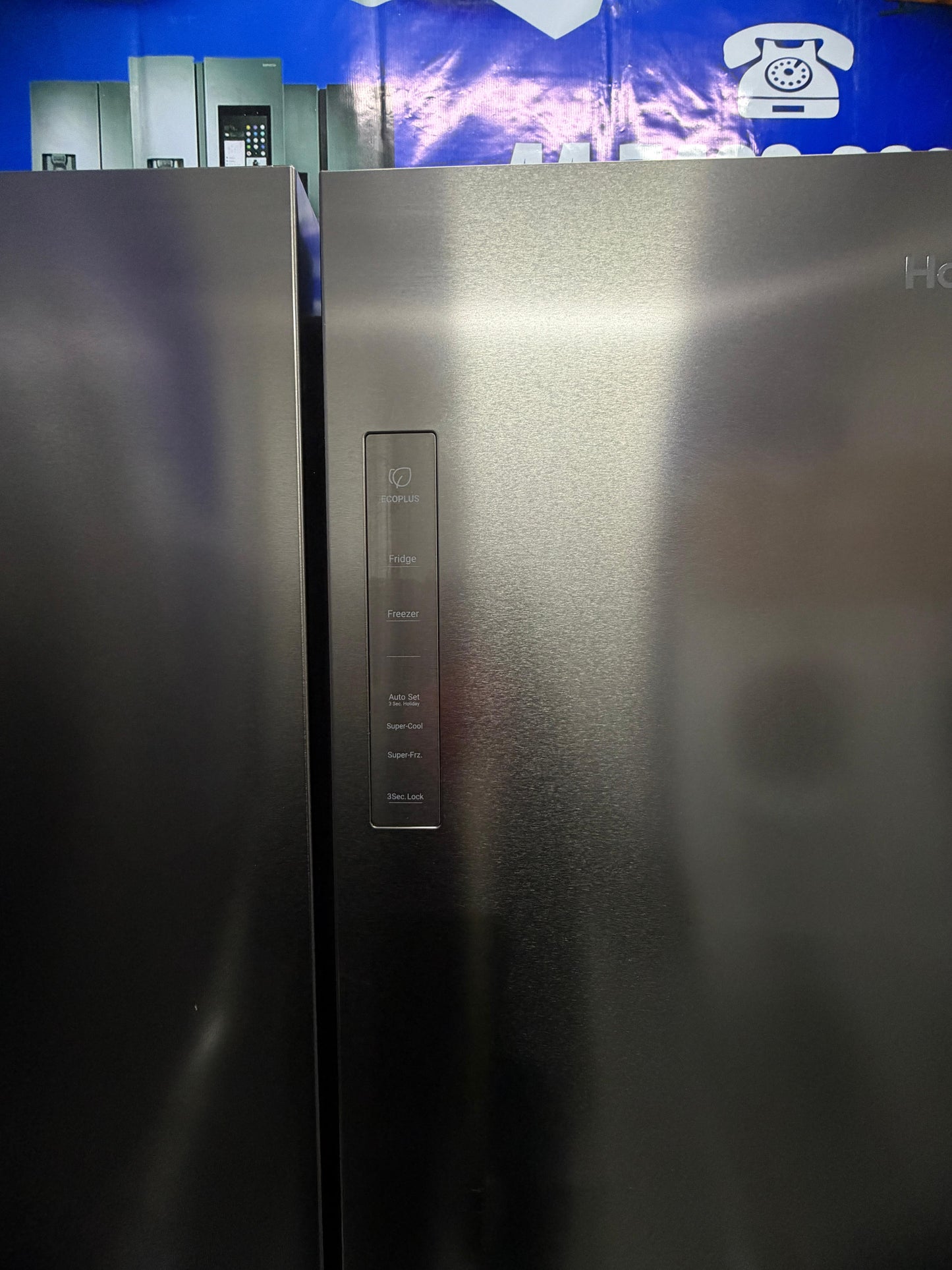 Refurbished Haier 528L HTF540DP7 American Style Fridge Freezer