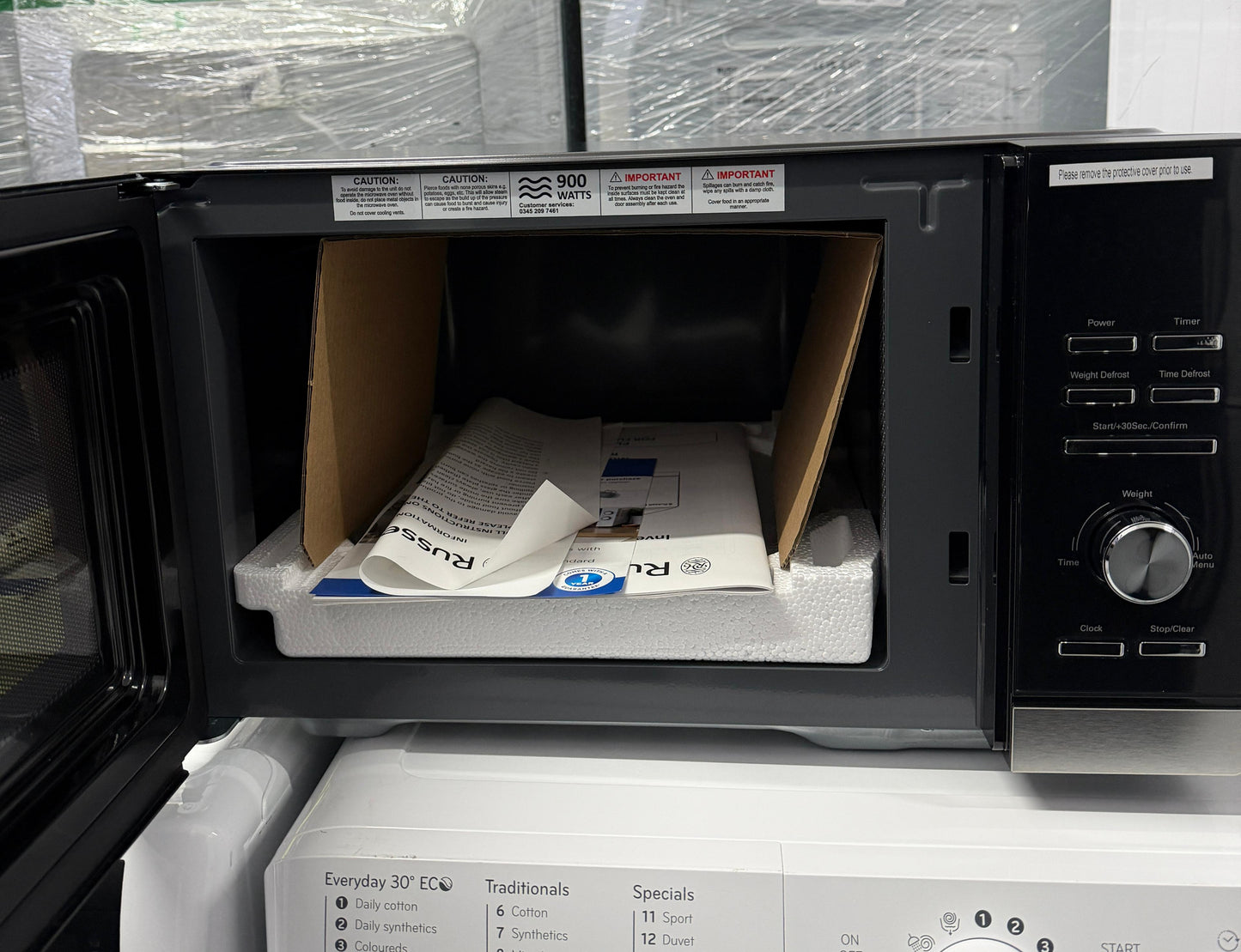 Russell Hobbs RHMI2503B 25L Inverter Microwave - Black - New Grade A