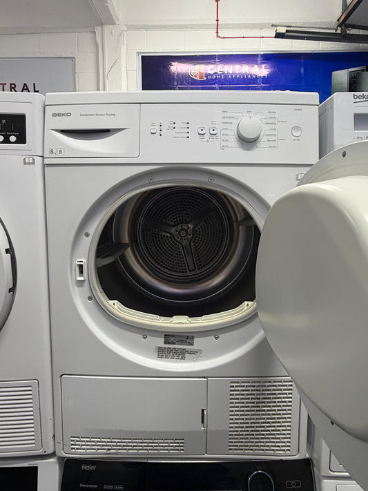 Refurbished Beko DSC85W 8 kg Condenser Tumble Dryer – White