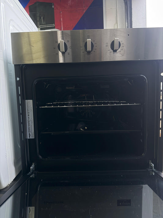 Refurbished Bush BIBFOSAX Built-In Single Electric Oven – Silver