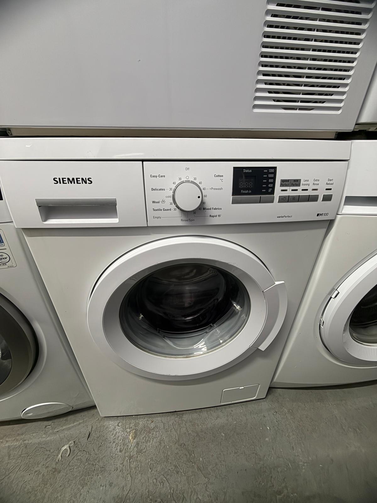 Refurbished Siemens WM12Q360GB/01 8 kg 1200 Spin Washing Machine – White
