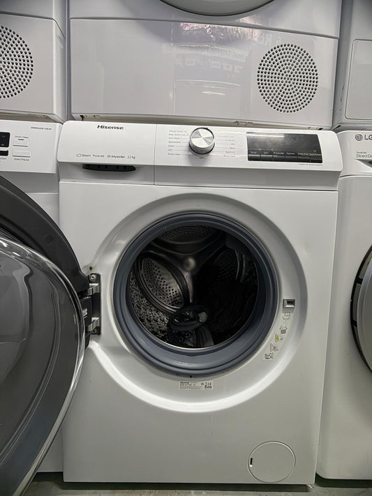 Refurbished Hisense WFQA1214EVJMGB 12kg 1400 Spin Washing Machine – White
