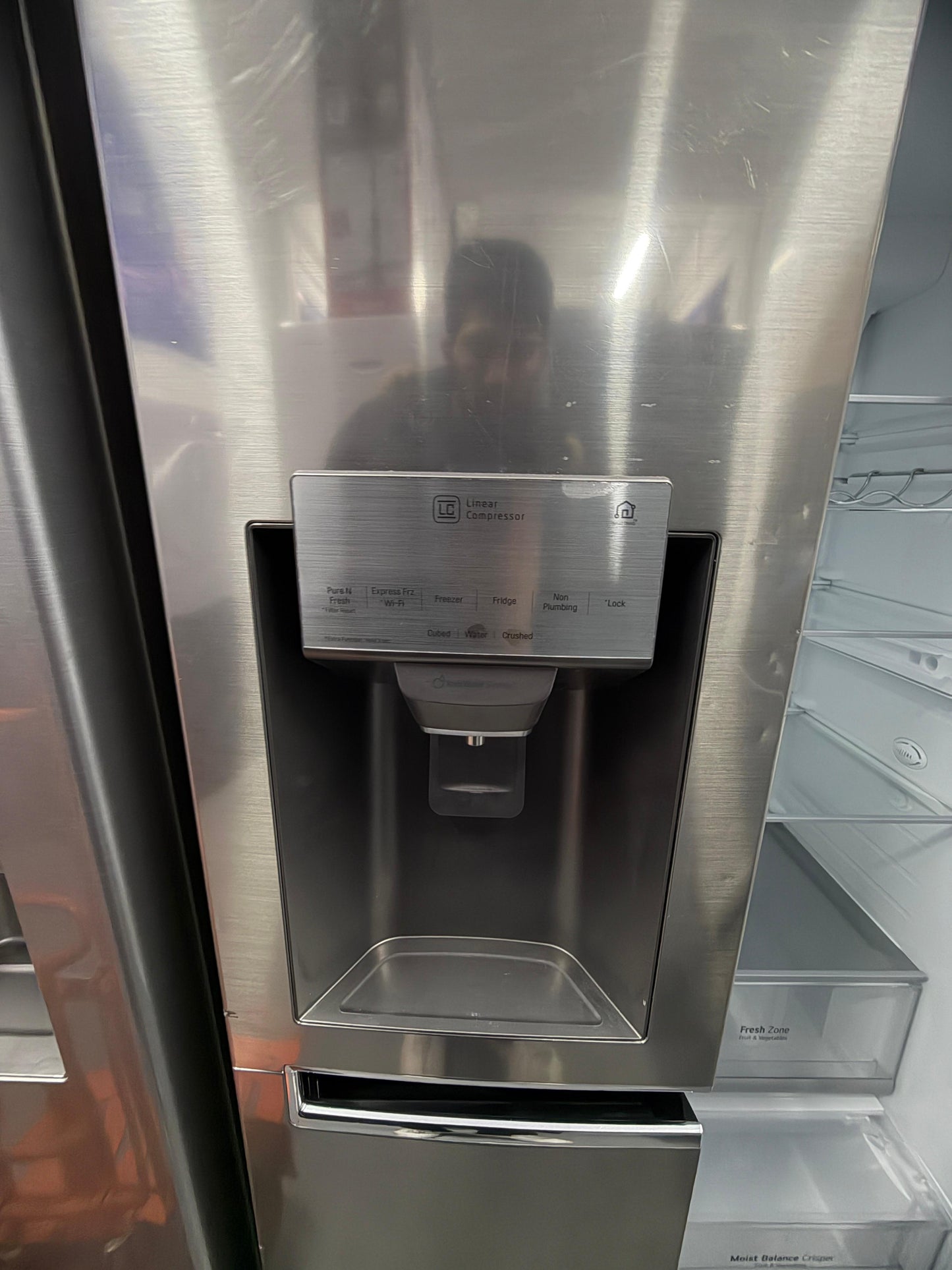 Refurbished LG GSL961PZBV 601L American-Style Fridge Freezer – Stainless Steel