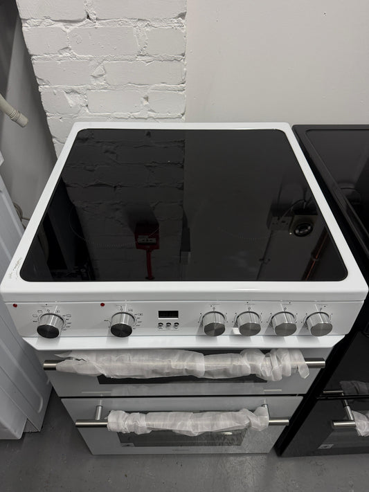 Hisense HDE3211BWUK 60cm Double Oven Electric Cooker β White β New Grade A
