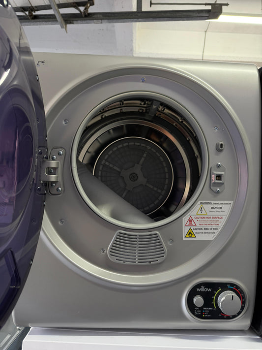 Willow WTD25S Tumble Dryer – 2.5kg, Vented, Silver - Unused - Grade A