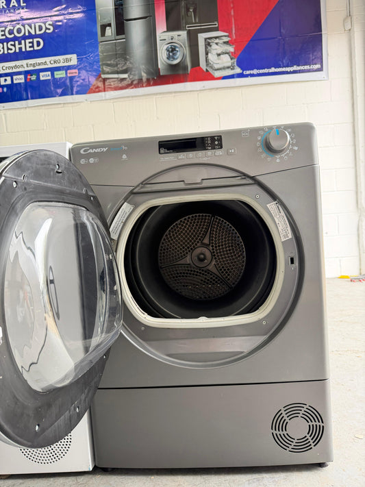 Refurbished Candy CSOEC10DCGR 10 kg Smart Pro Condenser Tumble Dryer - Graphite