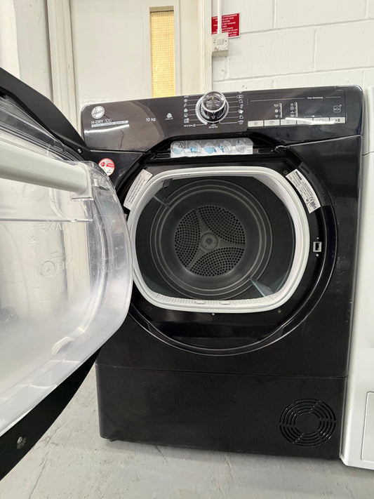 Refurbished Hoover HLEC10TCEB 10 kg Condenser Tumble Dryer - Black