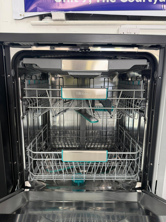 Hisense HS673A90BXUK 60cm Freestanding Dishwasher - Stainless Steel - Unused Grade A