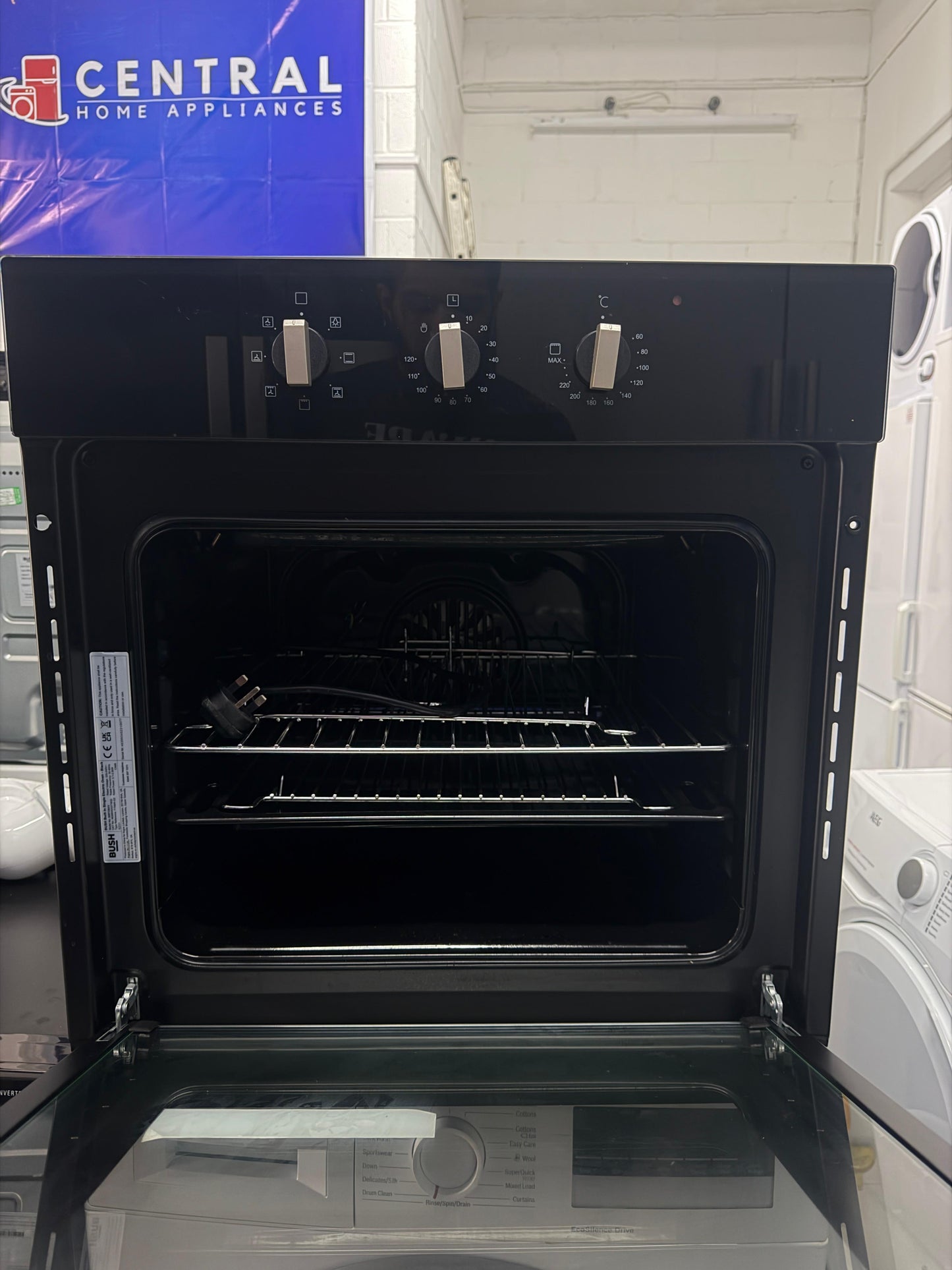 Bush BIBFOBAX Built-In Electric Single Oven - Black - Unused Grade A
