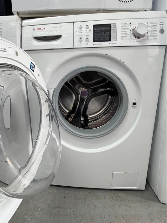 Refurbished Bosch WAQ284S0GB 8kg 1400 Spin Washing Machine - White