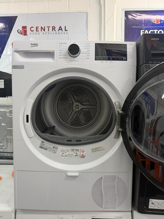 Refurbished Beko B5T48231W 8kg Heat Pump Tumble Dryer - White
