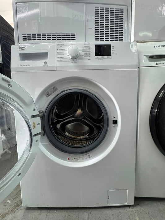 Refurbished Beko WTB740E1W 7kg 1400 Spin Washing Machine - White