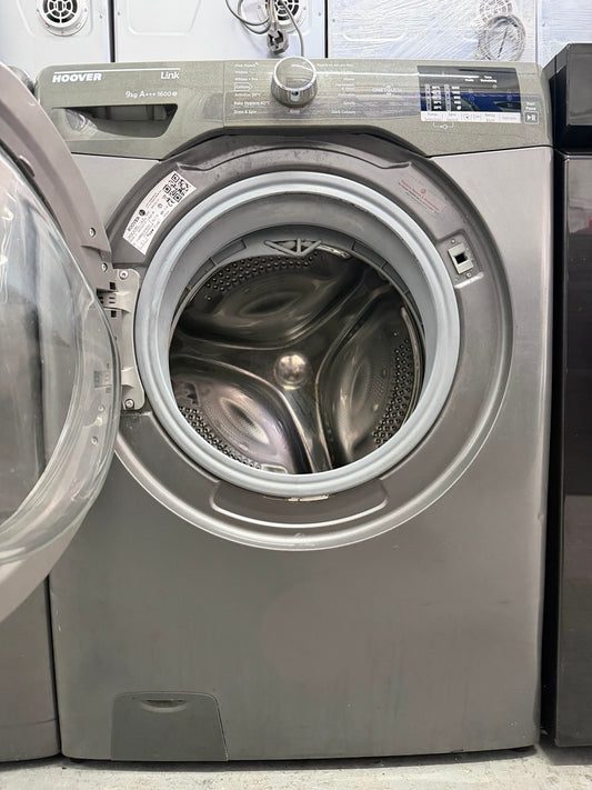 Refurbished Hoover HL1692DG3G/1-80 9kg 1600 Spin Washing Machine - Graphite