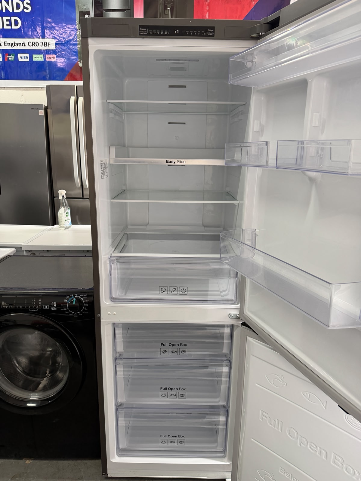 Refurbished Samsung RB29FSRNDSA 321 L Frost Free Fridge Freezer - Silver