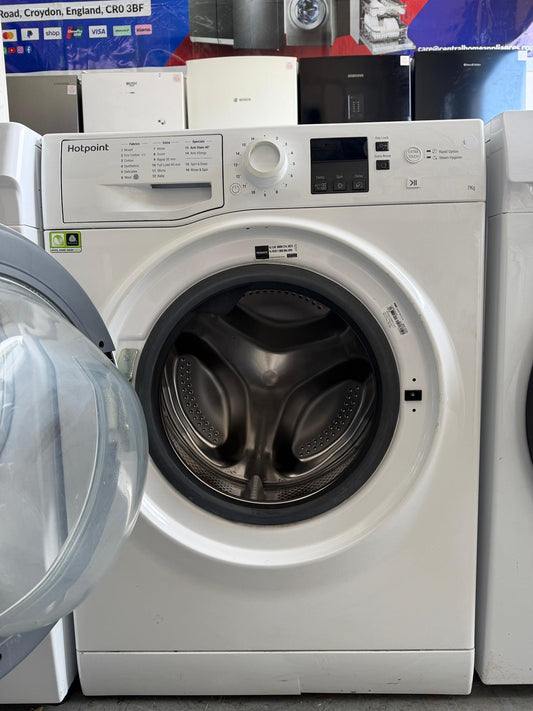 Refurbished Hotpoint NSWM743UW 7Kg 1400RPM Washing Machine – White