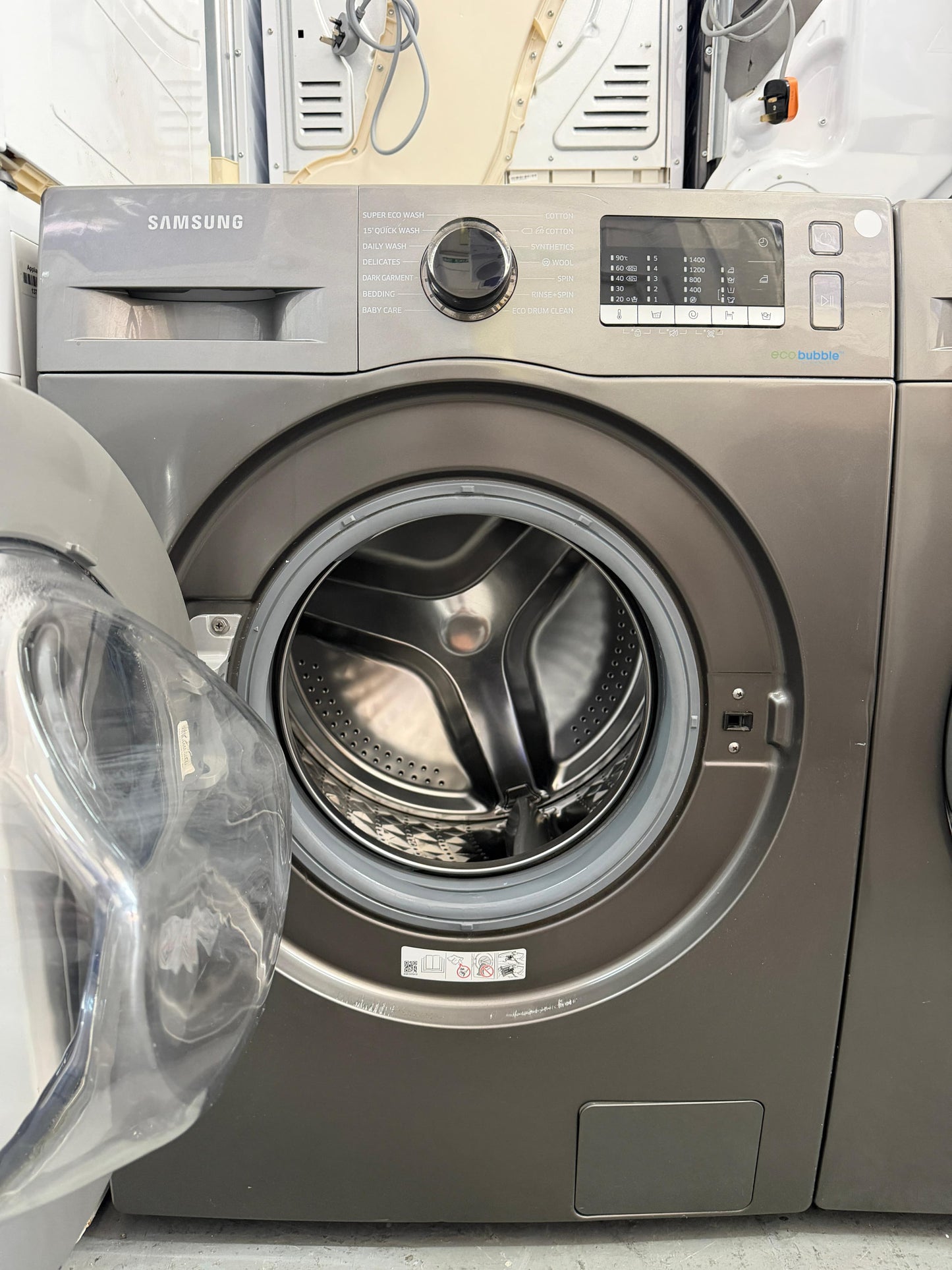 Refurbished Samsung WW80J5555FX 8Kg 1400RPM Washing Machine – Silver