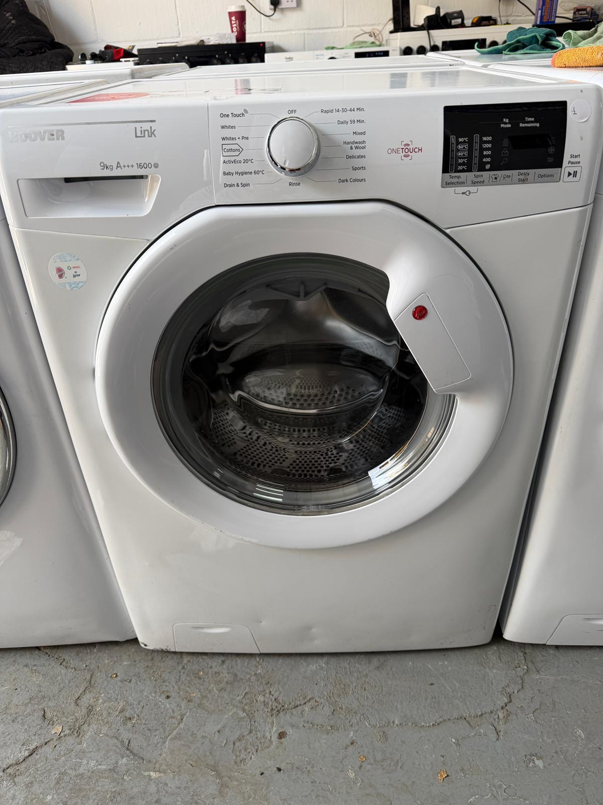 Refurbished Hoover H3W69TME 9Kg 1600RPM Washing Machine – White