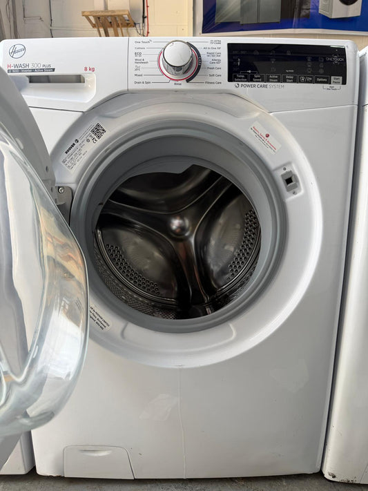 Refurbished Hoover H3WS68TAMCE-80 8Kg 1600RPM Washing Machine – White