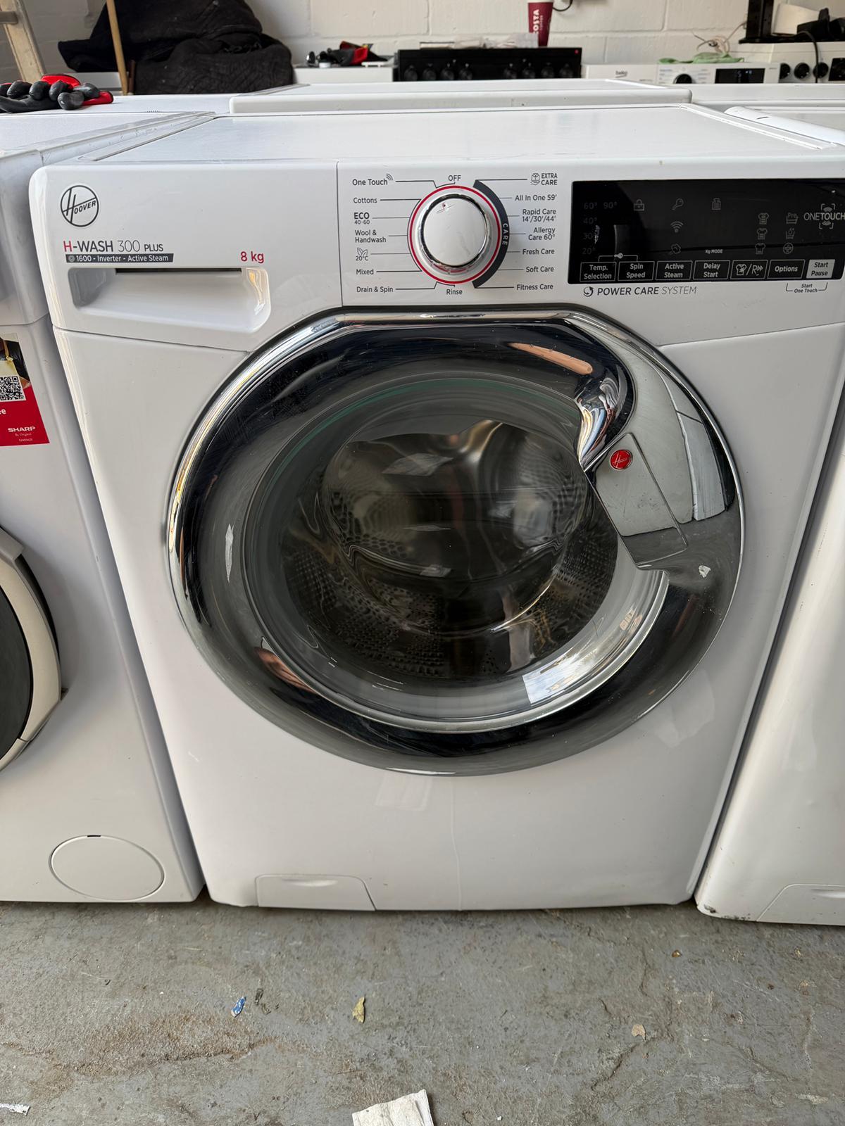 Refurbished Hoover H3WS68TAMCE-80 8Kg 1600RPM Washing Machine – White