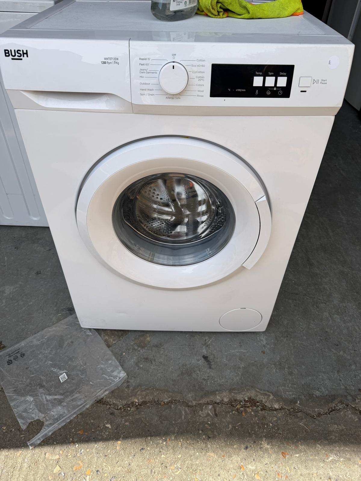 Refurbished Bush WMT0712EW 7Kg 1200RPM Washing Machine – White