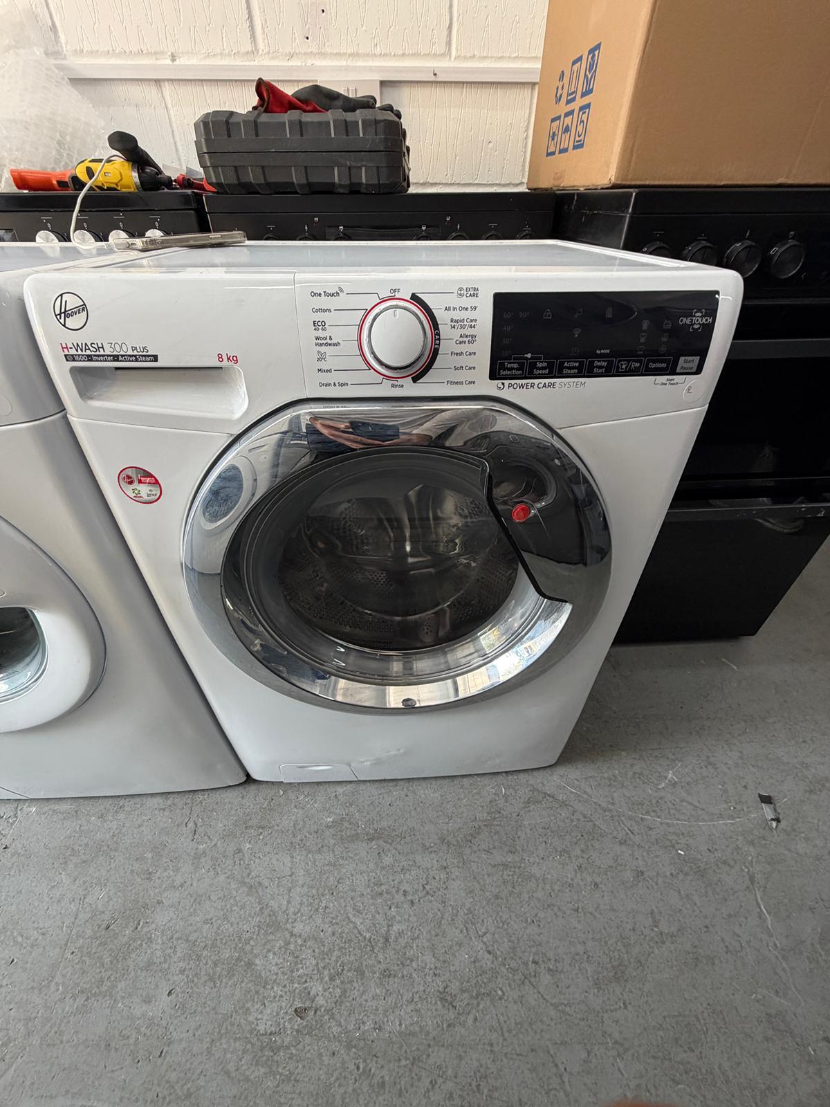 Refurbished Hoover H3WS68TAMCE/1-80 8Kg 1600RPM Washing Machine – White