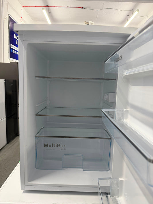 Refurbished Bosch KTR15NWFAG 136 L Under Counter Larder Fridge - White