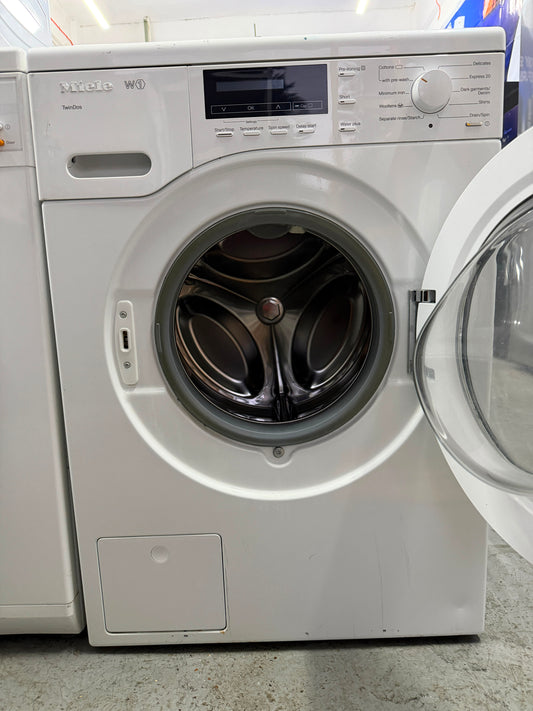 Refurbished Miele WKB120 W1 TwinDos 8kg 1600rpm Washing Machine - White