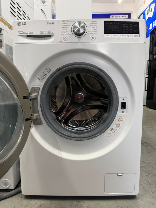 Refurbished LG F4V709WTSE 9Kg 1400RPM Washing Machine – White