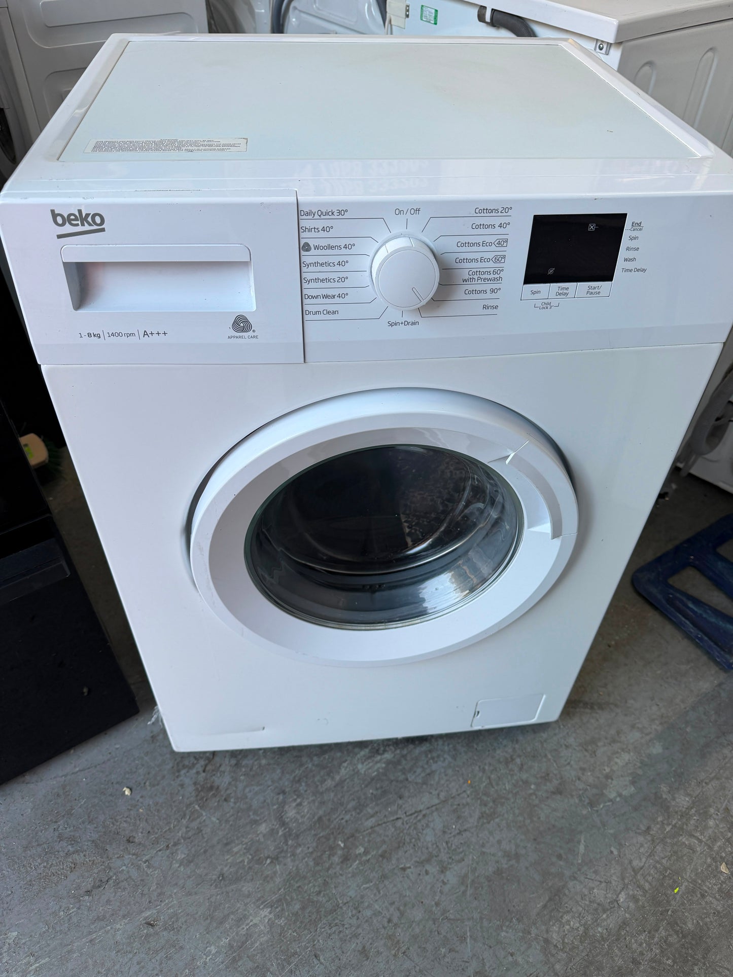 Refurbished Beko WTB840E1W 8Kg 1400RPM Washing Machine – White