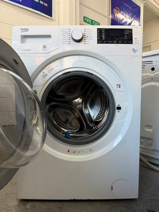 Refurbished Beko WDR7543121W 7Kg/4Kg 1200RPM Washer Dryer – White