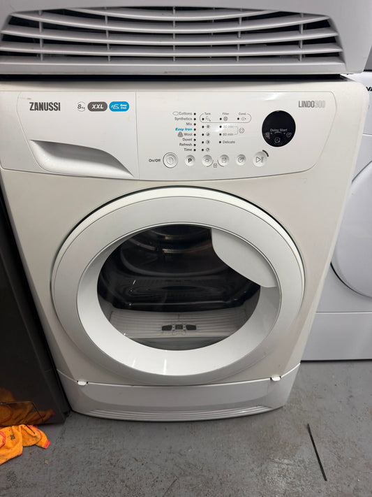 Refurbished Zanussi ZDC8203WR 8kg Condenser Tumble Dryer - White