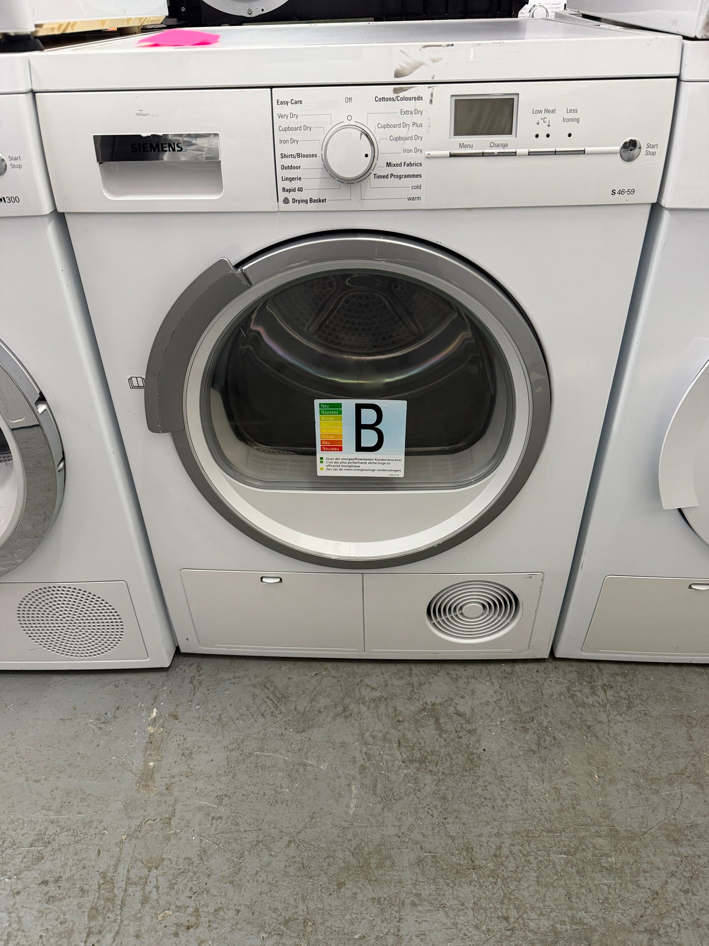 Refurbished Siemens WT46S590GB 8kg Condenser Tumble Dryer - White