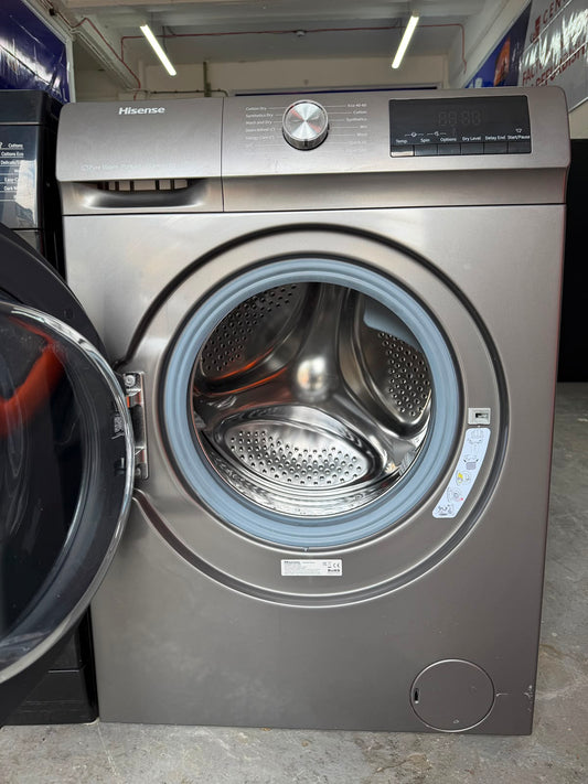 Refurbished Hisense WDQA8014EVJMT 8Kg/5Kg 1400RPM Washer Dryer - Gray