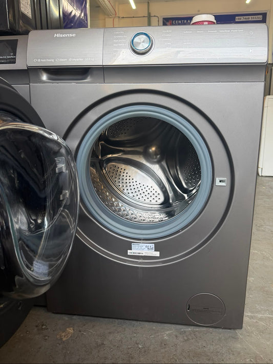 Refurbished Hisense WDQA1014EVJM 10Kg/6Kg 1400RPM Washer Dryer - Grey