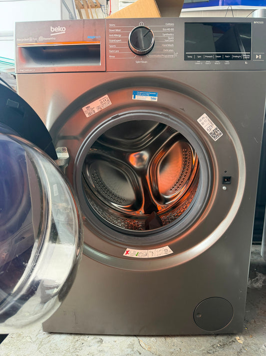 Refurbished Beko B5W5841AG 8kg 1400RPM Washing Machine - Graphite