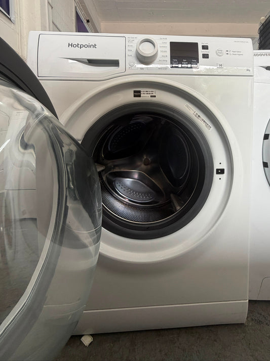 Refurbished Hotpoint NSWM864CW 8kg 1600RPM Washing Machine - White