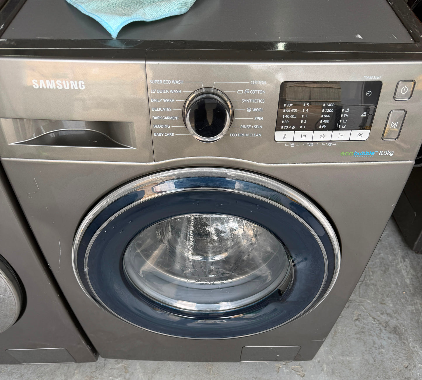 Refurbished Samsung WW80J5555FX 8Kg 1400RPM Washing Machine – Graphite