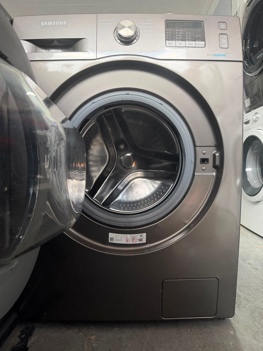 Refurbished Samsung WW80J5555FX 8Kg 1400RPM Washing Machine – Graphite Silver