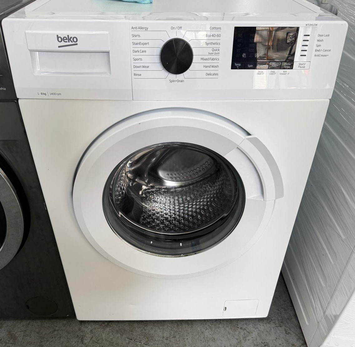 Refurbished Beko WTL84121W 8kg 1400RPM Washing Machine - White