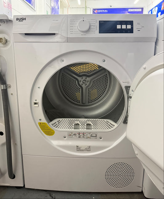 Refurbished Bush TDTE18HP 8kg Heat Pump Tumble Dryer - White
