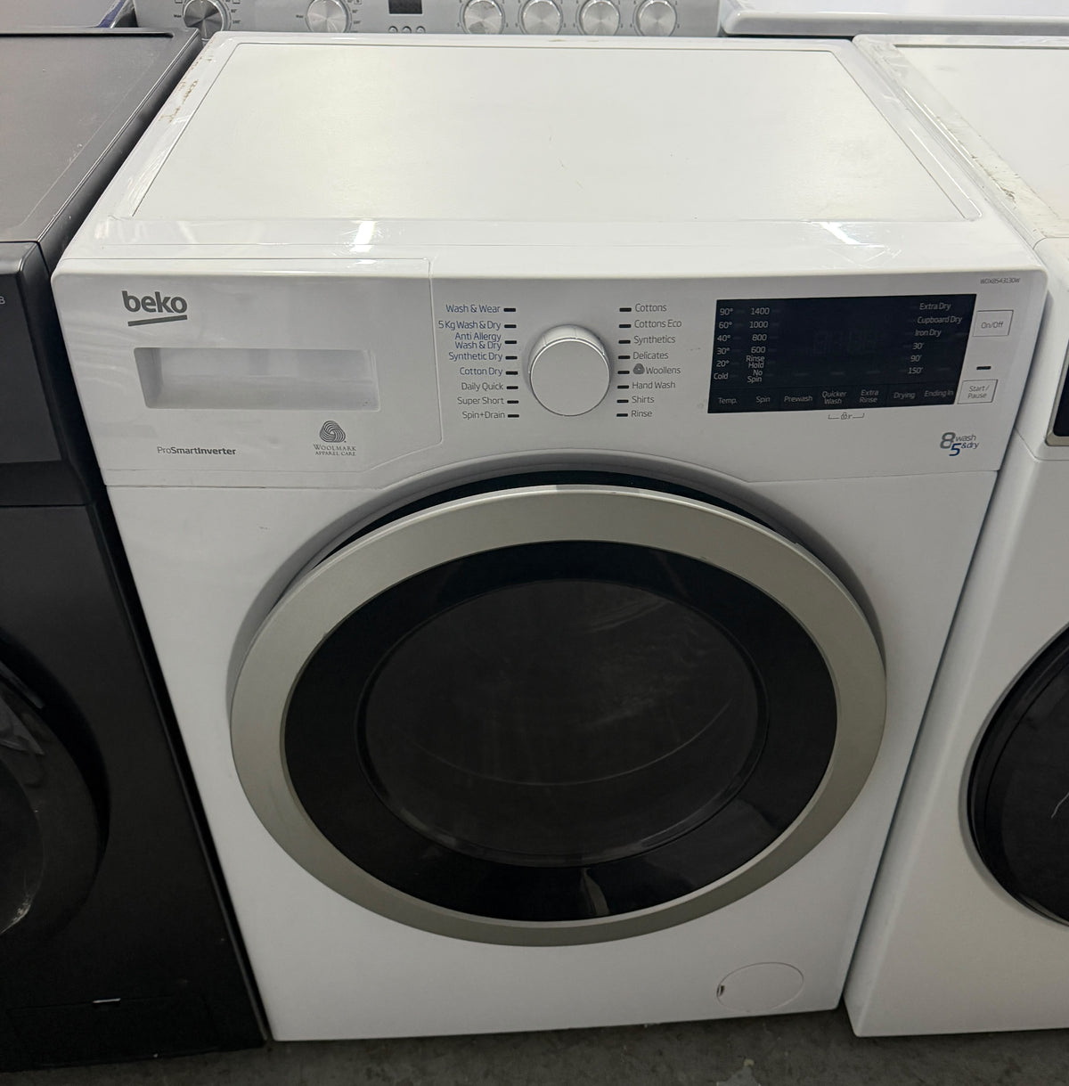 Refurbished Beko WDX8543130W 8kg/5kg 1400RPM Washer Dryer - White